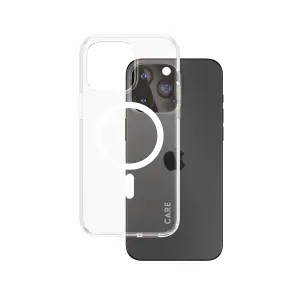 PanzerGlass CARE by PanzerGlass Urban Combat Case Transparent w. White MagSafe iPhone 15 Pro Max