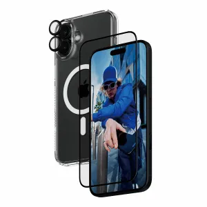 PanzerGlass 3-in-1 Protection Bundle iPhone 16 Plus