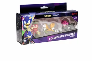 Sonic Prime Figures 3 Pack Window Box - Amy + Knuckles Ny + Tails