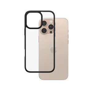 PanzerGlass HardCase Transparent w. Black Frame iPhone 16 Pro Max