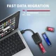 Axagon ADM2-AM USB-A 10Gbps - M.2 NVMe & SATA SSD adapter #3