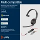 POLY Blackwire 5210 Monaural USB-C Headset +3.5mm Plug +USB-C/A Adapter #4