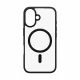 PanzerGlass HardCase Transparent w. Black MagSafe & Frame iPhone 16 #4