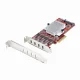 StarTech.com P10Q4C-USB-CARD-LP