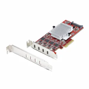 StarTech.com P10Q4C-USB-CARD-LP