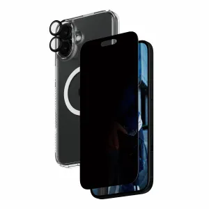 PanzerGlass 3-in-1 Privacy Protection Bundle iPhone 16 Plus