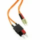 CablesToGo 2m LC/SC LSZH Duplex 62.5/125 Multimode Fibre Patch Cable