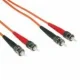 CablesToGo 3m ST/ST LSZH Duplex 62.5/125 Multimode Fibre Patch Cable