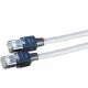Draka Comteq SFTP Patch cable Cat5e, Grey, 1m