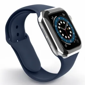 Swissten Silicone Band for Apple Watch 38-40mm Navy - 8595217477100