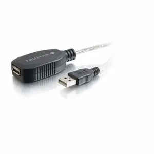 CablesToGo 12m USB 2.0 A Male to A Female Active Extension Cable