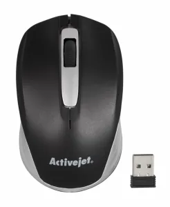 ActiveJet AMY-313 wireless computer mouse (optical; 1200 DPI; black)