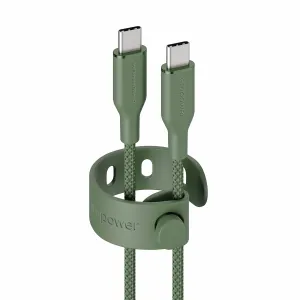 PanzerGlass empower by PanzerGlass Racing 60W USB-C to USB-C Cable USB 2.0 2M Sage