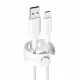 PanzerGlass empower by PanzerGlass Racing 60W USB-A to USB-C Cable USB 3.0 1.2M Silver White