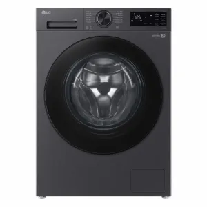 LG F4X5011TBB Washing machine, A, Front loading, Washing capacity 11 kg, Depth 56.5 cm, 1400 RPM, Black