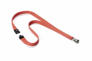 Durable Textile lanyard SOFT COLOUR Coral
