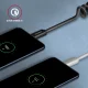 Axagon Data and charging USB 2.0 cable 1.1 m long. PD 60W, 3A. Black twisted. #6