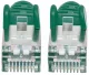 Intellinet Network Patch Cable, Cat7 Cable/Cat6A Plugs, 20m, Green, Copper, S/FTP, LSOH / LSZH, PVC, RJ45, Gold Plated Contacts, Snagless, Booted, Polybag #3