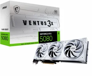 MSI VENTUS GEFORCE RTX 5080 16G VENTUS 3X OC WHITE