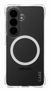 PanzerGlass CARE by PanzerGlass Samba Case Transparent w. White Qi Samsung Galaxy S26