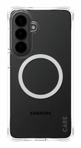PanzerGlass CARE by PanzerGlass Samba Case Transparent w. White Qi Samsung Galaxy S26+