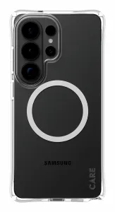 PanzerGlass CARE by PanzerGlass Samba Case Transparent w. White Qi Samsung Galaxy S26 Ultra