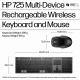 HP 725 Multi-Device Rechargeable Wireless Keyboard and Mouse Combo #3