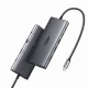 Ugreen 11-in-1 USB-C Hub to 3x USB-C/2x USB-A/HDMI/VGA/RJ45/SD/TF/3.5mm - Gray #3