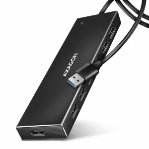 Axagon HUE-F7A 7x USB 3.2 Gen 1 ALU FLAT hub micro power IN 1m USB-A