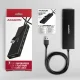 Axagon HUE-F7A 7x USB 3.2 Gen 1 ALU FLAT hub micro power IN 1m USB-A #7