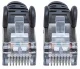 Intellinet Network Patch Cable, Cat7 Cable/Cat6A Plugs, 1m, Black, Copper, S/FTP, LSOH / LSZH, PVC, RJ45, Gold Plated Contacts, Snagless, Booted, Polybag #3