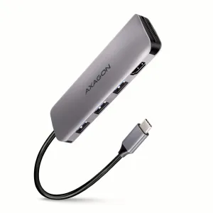 Axagon HMC-HCR3A 3x USB-A+ HDMI+ SD/microSD USB-C 3.2 Gen 1 hub 20cm