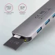 Axagon HMC-HCR3A 3x USB-A+ HDMI+ SD/microSD USB-C 3.2 Gen 1 hub 20cm #3
