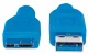 Manhattan USB-A to Micro-USB Cable, 1m, Male to Male, Blue, 5 Gbps (USB 3.2 Gen1 aka USB 3.0), Equivalent to Startech USB3SAB1M (except colour), SuperSpeed USB, Lifetime Warranty, Polybag #3