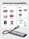 Ugreen CM511 5-in-1 Adapter USB-C Hub to 3x USB3.0 + HDMI + TF/SD Gray #5