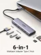 Ugreen CM511 5-in-1 Adapter USB-C Hub to 3x USB3.0 + HDMI + TF/SD Gray