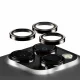 PanzerGlass Hoops Metal Camera Lens Protector Black iPhone 15 Pro 15 Pro Max