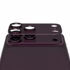 PanzerGlass Fender Camera Lens Protector Dark Cherry iPhone 18 Pro
