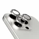 PanzerGlass Hoops Titanium Camera Lens Protector White iPhone 15 Pro 15 Pro Max