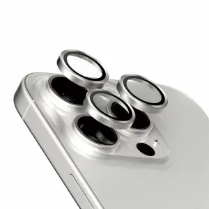 PanzerGlass Hoops Titanium Camera Lens Protector White iPhone 15 Pro 15 Pro Max