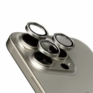 PanzerGlass Hoops Titanium Camera Lens Protector Natural iPhone 15 Pro 15 Pro Max