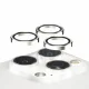 PanzerGlass Hoops Metal Camera Lens Protector White iPhone 15 Pro 15 Pro Max