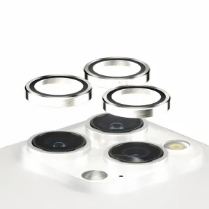 PanzerGlass Hoops Metal Camera Lens Protector White iPhone 15 Pro 15 Pro Max