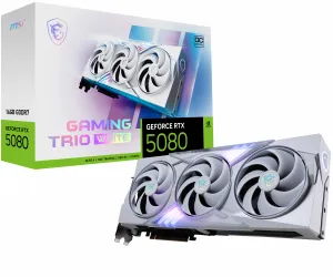 MSI GAMING GEFORCE RTX 5080 16G GAMING TRIO OC WHITE