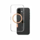 PanzerGlass CARE by PanzerGlass Urban Combat Case Transparent w. Peachy MagSafe iPhone 16