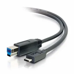 CablesToGo 10ft, USB 3.0 Type C, USB B