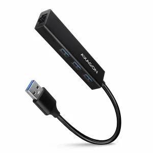 Axagon HMA-GL3A Multiport-Hub USB 3.0 Typ A Gbit-LAN 3x USB-A microSD