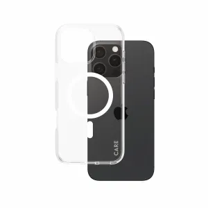 PanzerGlass CARE by PanzerGlass Urban Combat Case Transparent w. White MagSafe iPhone 16 Pro Max