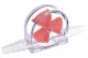 Alphacool Eisfluegel Durchflussanzeiger Rot 6-11mm - Acryl #2