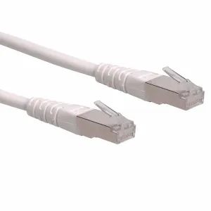 Roline S/FTP (PiMF) Patch Cord, Cat.6, white 1.5 m